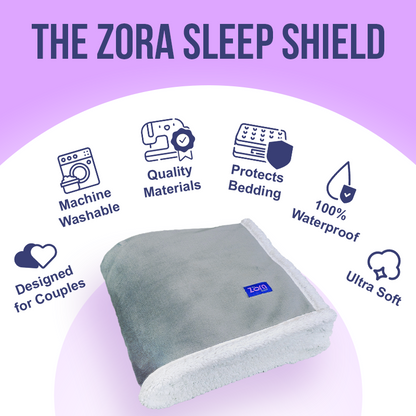 Zora Sleep Shield 💦 Waterproof Blanket For Couples